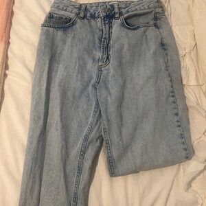 Urban Outfitters High Rise Light Wash Jeans